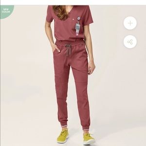 Mediclo Mauve scrub set size small regular length